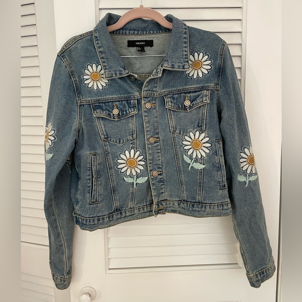 COPY - Forever 21 Daisy Jean Jacket